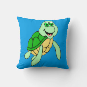 Speedy Turtle Square pilot Kussen