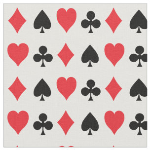 Speekkaarten Suite Hearts Clubs Spades Diamonds Stof