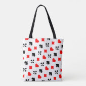 Speekkaartjes Club Diamond Spade Heart Tote Bag (Achterkant)