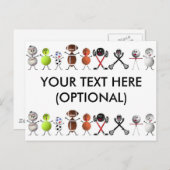 Speel alle sporten briefkaart (Voorkant / Achterkant)