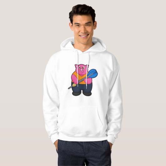 Speel als Dart-speler met Darts Hoodie (Voorkant volledig)