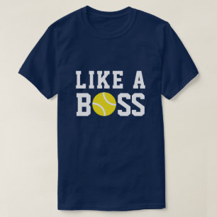 Speel als een Boss tennis naar shirt voor mannen