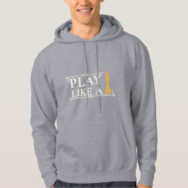 Speel als een Koning – Krachtige Strategie Quote - Hoodie