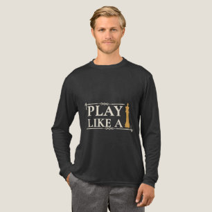 Speel als een Koning – Krachtige Strategie Quote - Tri-Blend Shirt