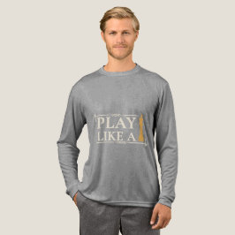 Speel als een Koning – Krachtige Strategie Quote - Tri-Blend Shirt