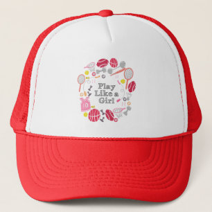 Speel als een meisje trucker pet