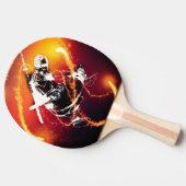 Speel als een Ninja Warrior Tafeltennisbatje (Zijkant)