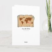 Speel als een piraat grappige nautische verjaardag kaart (Achterkant)