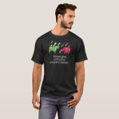 Speel altijd met het geld van anderen t-shirt (Voorkant volledig)