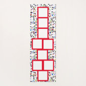 Speel auto's en Hop Scotch Vloermat Yogamat (Achterkant)