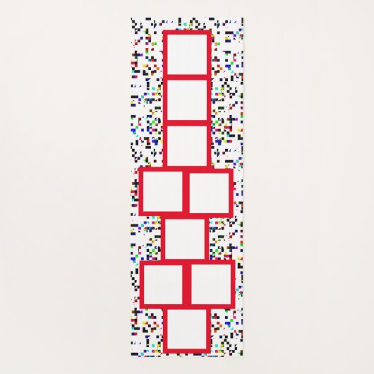 Speel auto's en Hop Scotch Vloermat Yogamat (Achterkant)