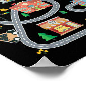 Speel auto's op Dad &# s CK Mat Road Car Race Tra Poster (Hoek)