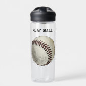 Speel bal Baseball Sketch – Batter Up Sports Waterfles (Voorkant)