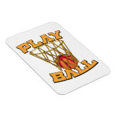 Speel Bal Basketbal. Magneet (Rechterzijde)