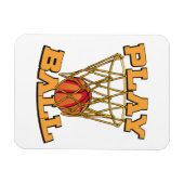 Speel Bal Basketbal. Magneet (Horizontaal)