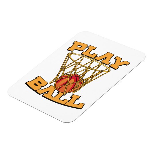Speel Bal Basketbal. Magneet (Linkerzijde)