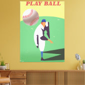 Speel Bal! Canvas Afdruk (Insitu (Woonkamer))