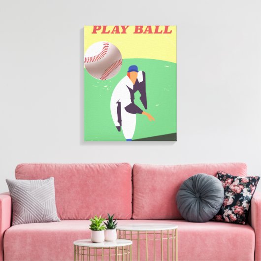 Speel Bal! Canvas Afdruk (Insitu (Woonkamer))