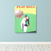 Speel Bal! Canvas Afdruk (Insitu (Houten vloer))