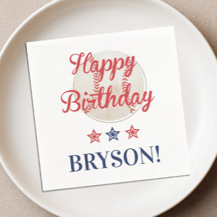 Speel Bal! Honkbal Verjaardagsservet Servet