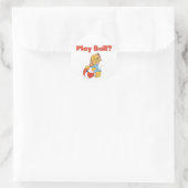 Speel bal Tshirts en geschenken Ronde Sticker (Tas)