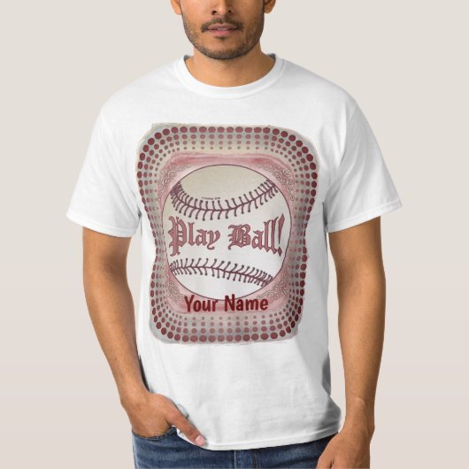 Speel Ball Baseball T-shirt (Voorkant)