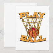 Speel Ball Basketball. (Voorkant / Achterkant)