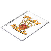 Speel Ball Basketball. Notitieboek (Linkerzijde)