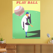 Speel Ball! Canvas Afdruk (Insitu (Woonkamer))