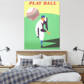 Speel Ball! Canvas Afdruk (Insitu (Slaapkamer))
