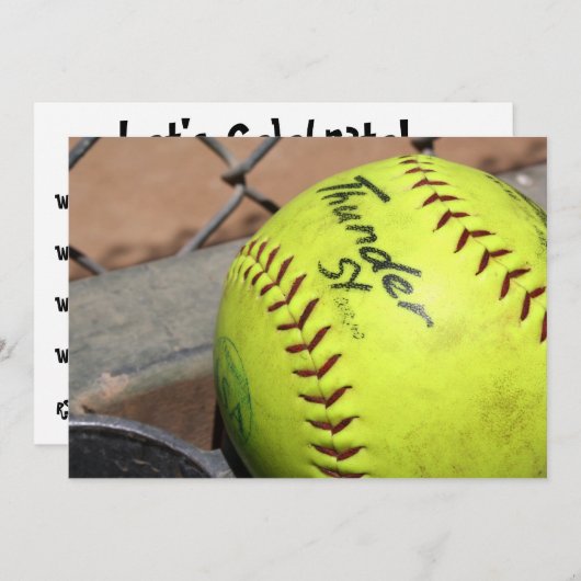 Speel Ball! Kaart (Voorkant / Achterkant)