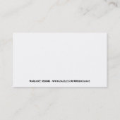 Speel Ball! mammie kaarten Contactkaartje (Achterkant)