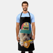 Speel Ball Poodle Keuken Schort (Gedragen)