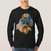 Speel Ball Poodle Mannen T-shirt (Voorkant)