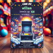 Speel Boy Cool Kinder Gaming Level Up 13th Verjaar Kaart