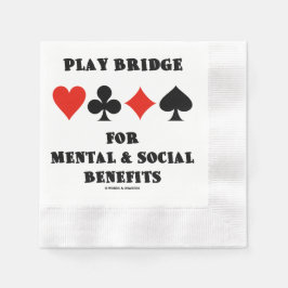 Speel Bridge Voor Mentale Sociale Voordelen Kaartk Servet