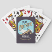 Speel buiten Promoot kritisch denken Pokerkaarten (Achterkant)