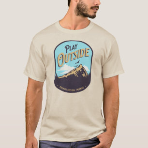 Speel buiten Promoot kritisch denken T-shirt
