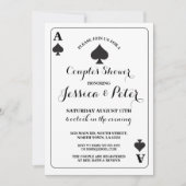 Speel Card Ace of King Queen Las Vegas Invite Kaart (Voorkant)