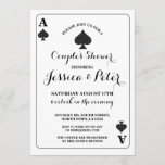 Speel Card Ace of King Queen Las Vegas Invite Kaart<br><div class="desc">Wijzig de speelkaart in King,  Queen,  Ace,  etc. Deze Spade-speelkaart is perfect voor een steller van koppels,  een verlovingsfeest,  een bruiloft,  ik DOE BBQ,  enzovoort. VERANDEREN DE TEKST EENVOUDIG OM UW PARTIJ AAN TE PASSEN. Afdruk achteraan inbegrepen. Zie het overeenkomende collectie in mijn wauw-winkel.</div>