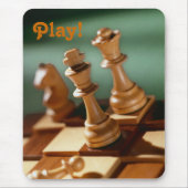 Speel! Chess Mousepad Muismat (Voorkant)