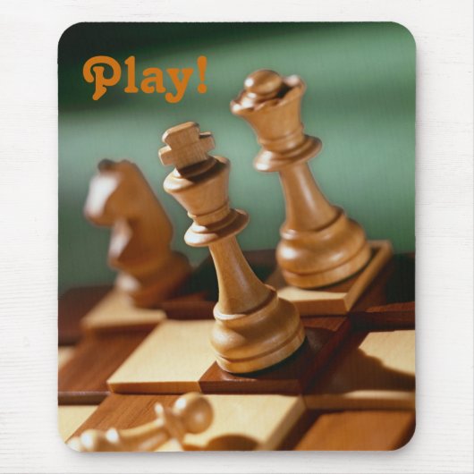 Speel! Chess Mousepad Muismat (Voorkant)