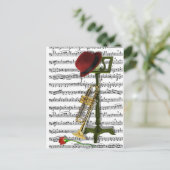 Speel dat Jazz Briefkaart (Staand voorkant)