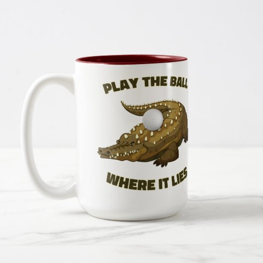 Speel de bal waar het leeft - de Mok van het twee- (Links)