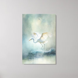 Speel de blues canvas afdruk