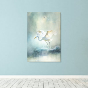 Speel de blues canvas afdruk