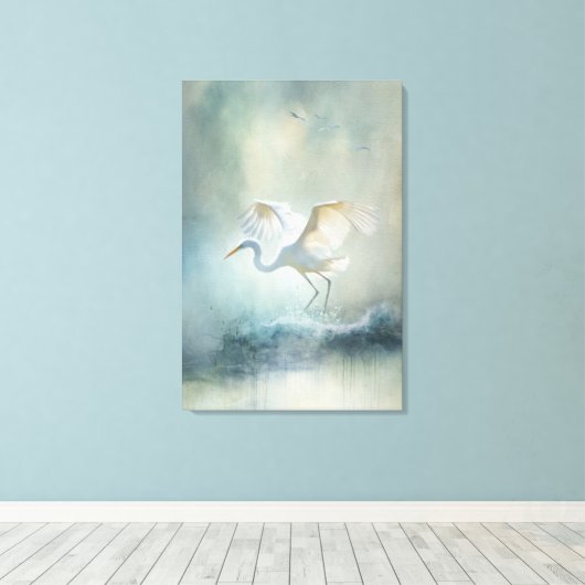 Speel de blues canvas afdruk (Insitu (Houten vloer))