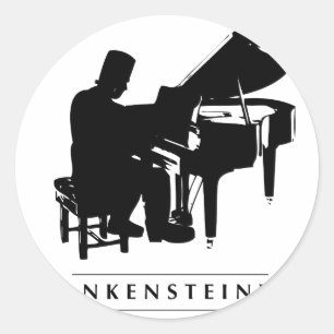 Speel de Frankensteinway! Ronde Sticker