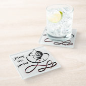 Speel de GAME Bull Terrier af Glazen Onderzetter (Schuin)