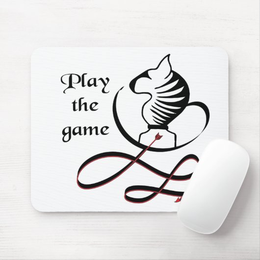 Speel de GAME Bull Terrier af Muismat (Met muis)